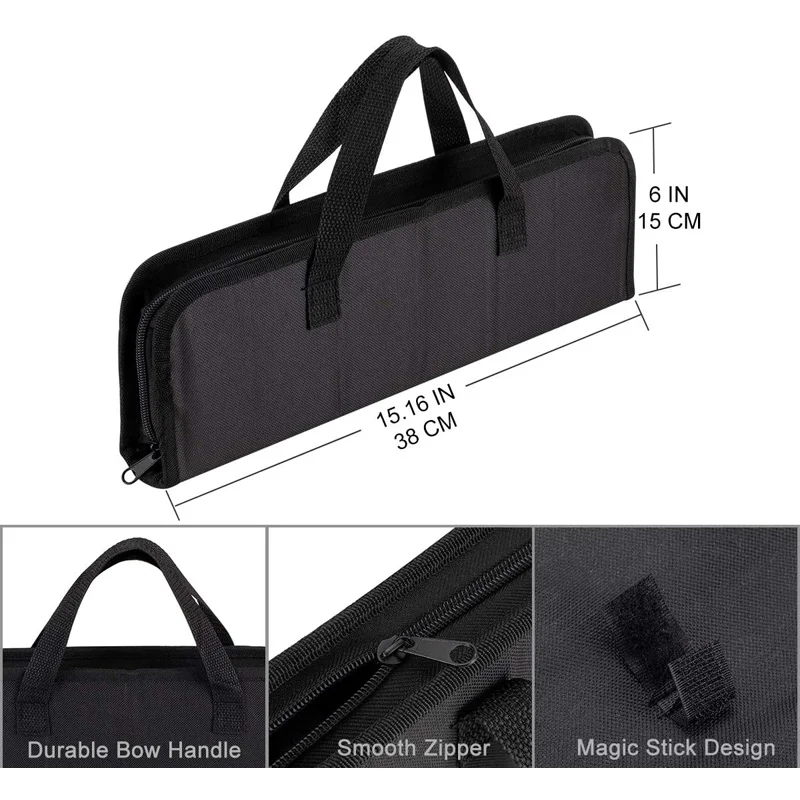 Barbecue accessories tool kit in Oxford cloth bag outdoor BBQ Barbecue Camping Cooking Storage Bag