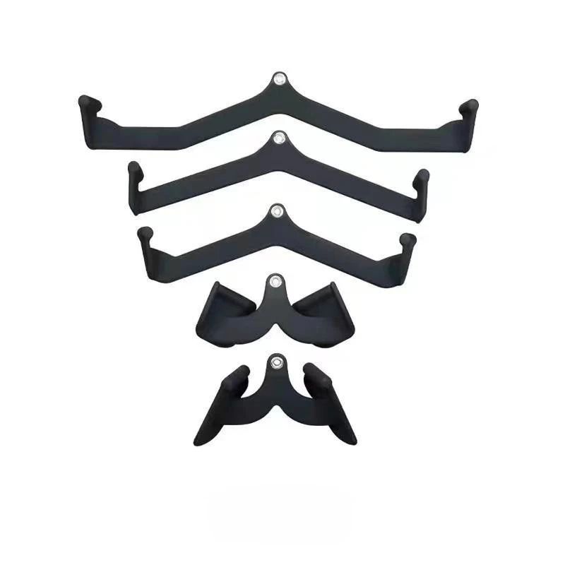 Gym Exercise Fitness Accessories Strength Training 5 Pieces Combo Heavy Duty LAT Pulldown Bar Cable Machine Attachment