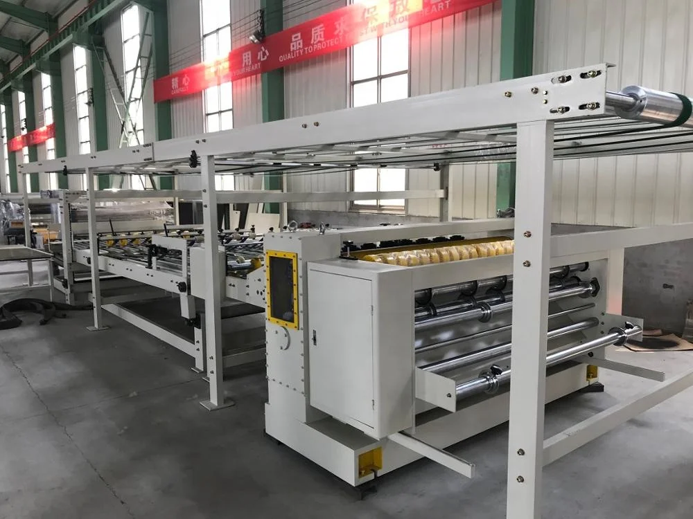 Двухслойная машина для резки гофрированной бумаги с одним лицом, штабелеукладчик от Dongguang Luyuan Carton machine Manufacture Ltd