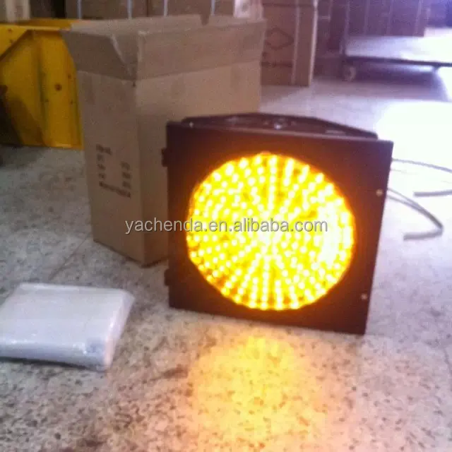 
SOLAR Powered 300mm Traffic Signal Solar LED Yellow Flashing Strobe Lights 