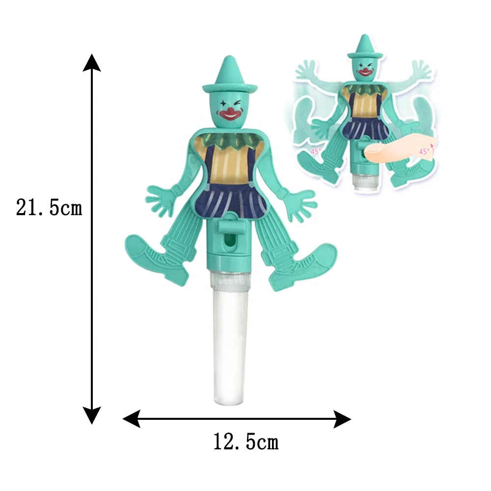 Bounce Joker Candy Tube Toy Dancing Clown Toys