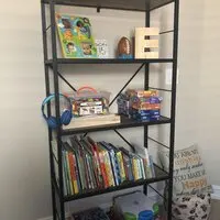 Commercial Wood Display Shelf 5-Tier Wood Corner Shelf Wooden Display Shelf