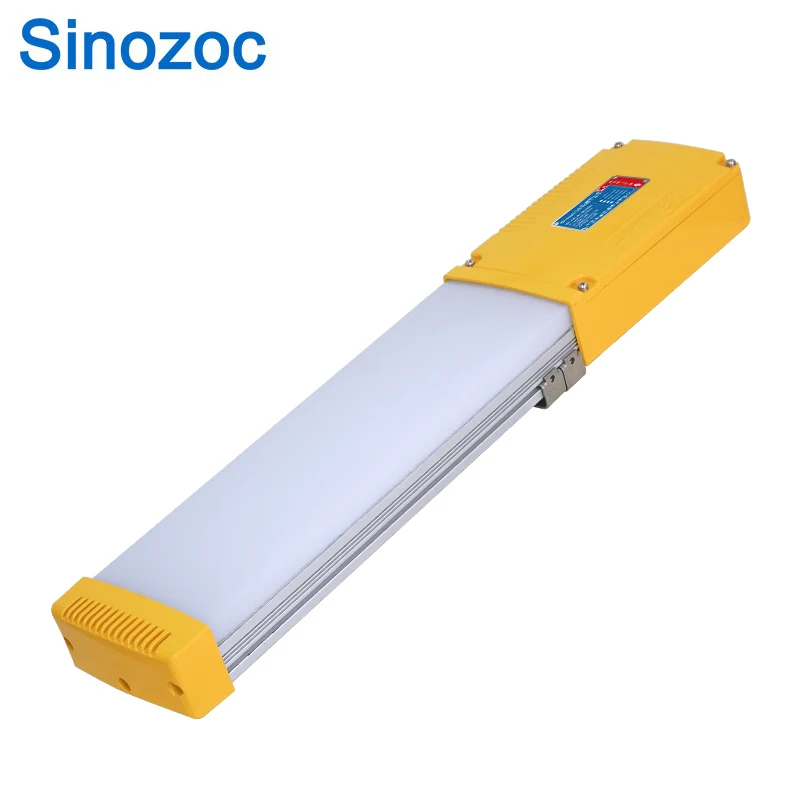 Sinozoc ATEX Approved LED Anti Explosion Linear Light 20w 30w 40w Explosion Proof Lighting 50w 60w 70w 80w 100w AC85~265V 3-year