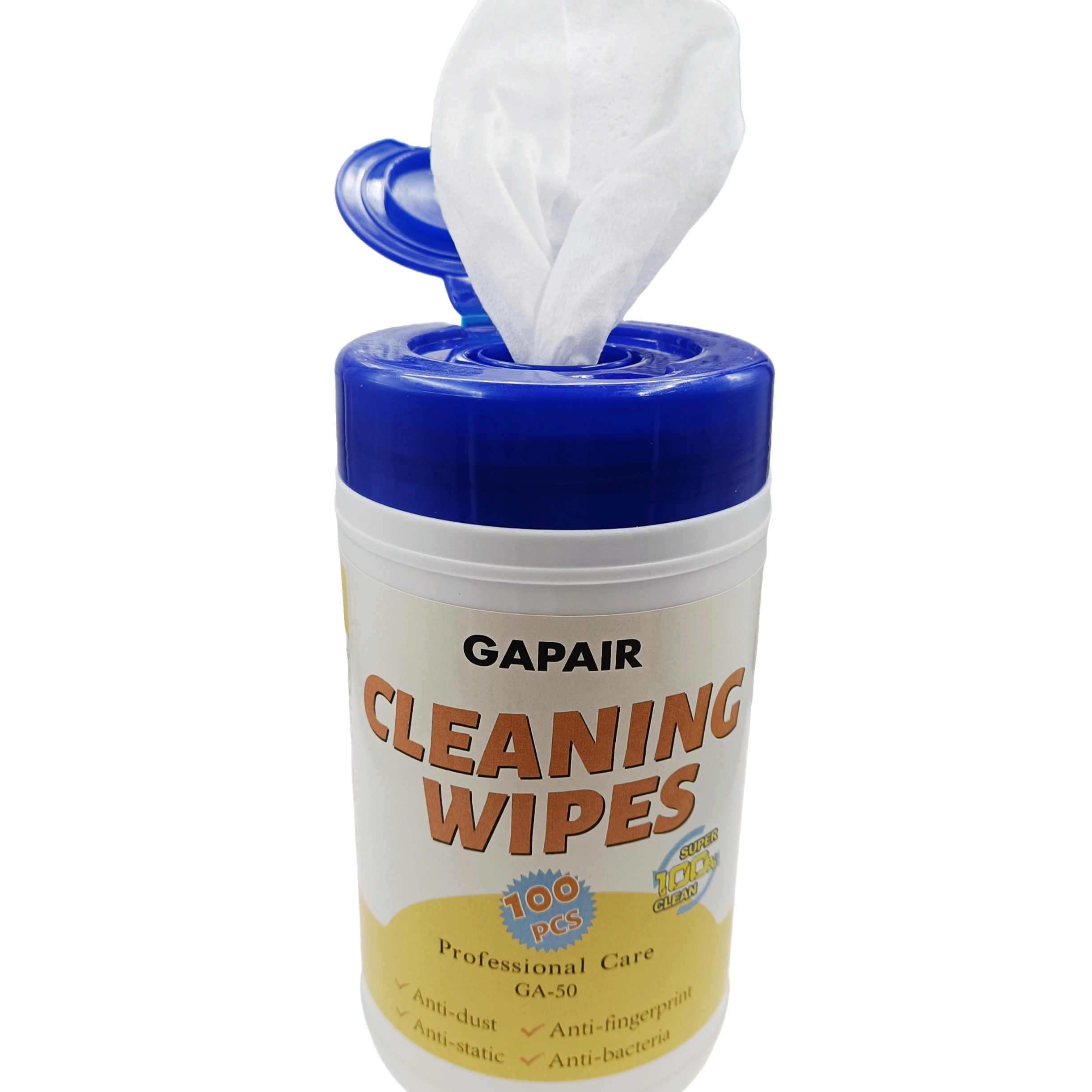 2021 wholesale factory price nonwoven screen cleaning wipers glasses screen cleaning wipers  computer screen cleaning wet wipers