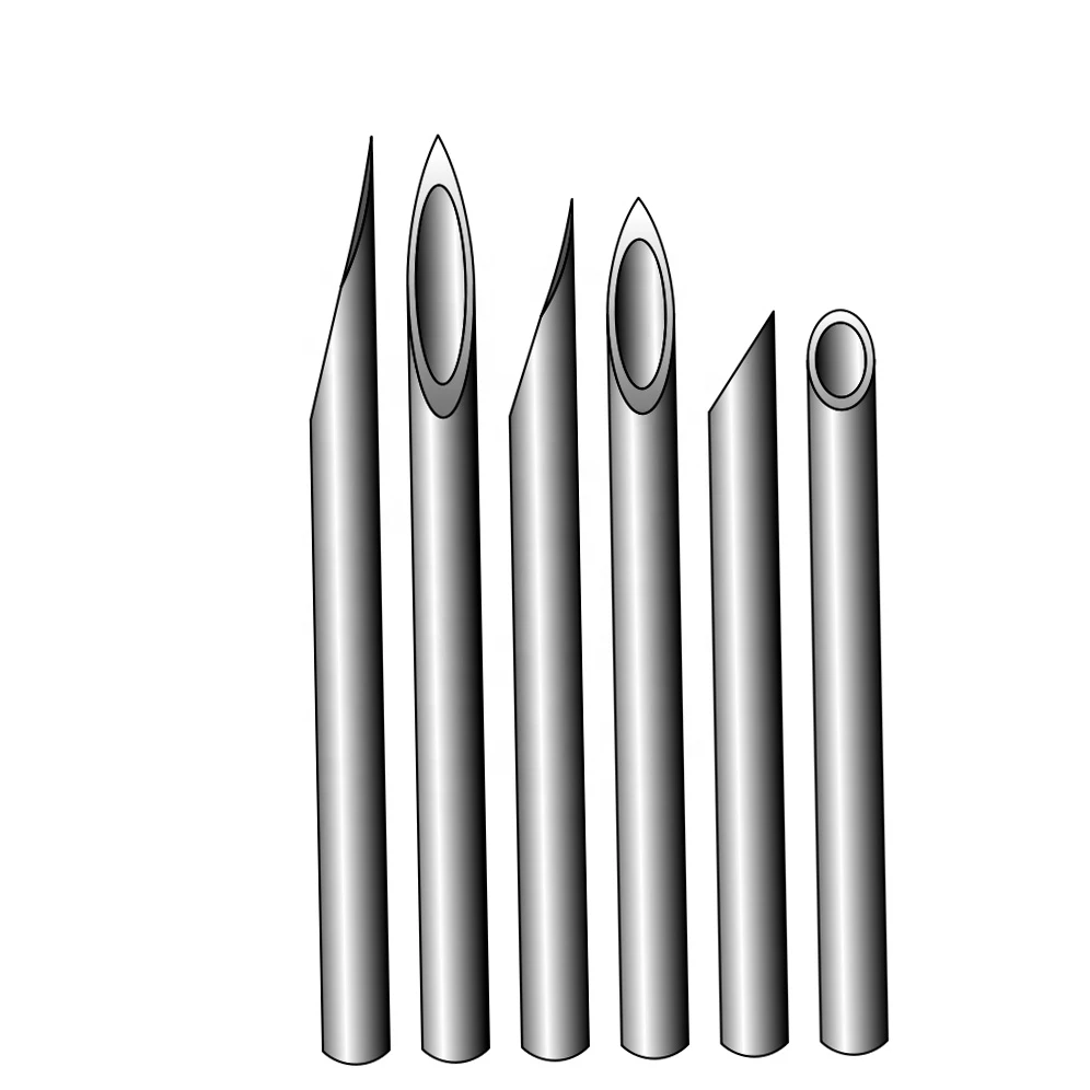 
YIDEBAOLAI Customized Stainless Steel Electropolish Back-cut Bevel Point Needle Tube 