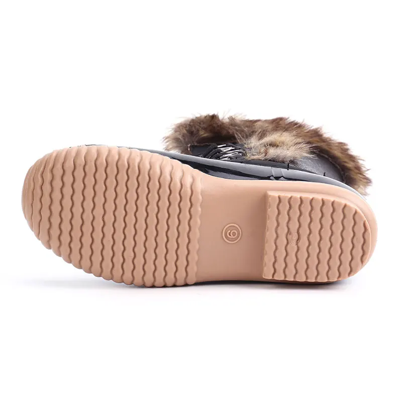 Wholesale Lace Up Waterproof Fashion Winter Duckboots Boots Women Shoes