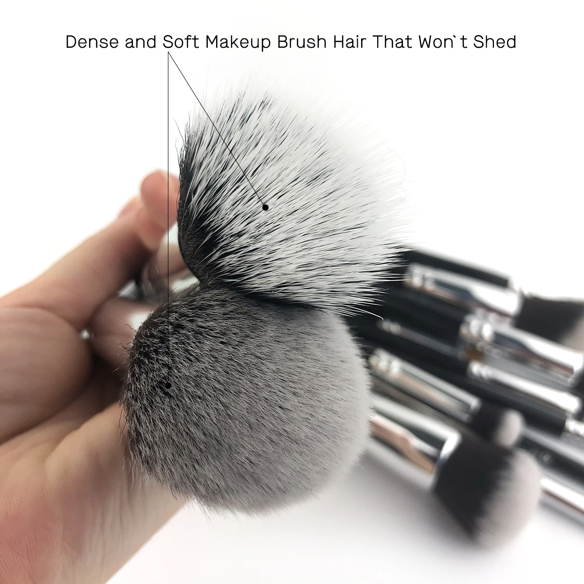 FEIYAN Drop Ship Chinese Brush Supplier Wooden Handle Low Moq Professional Synthetic Hair High Quality Gold Makeup Brush Set