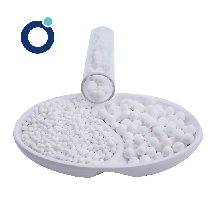 High Purity 3-5mm 4-6mm Activated Alumina Ball Based Catalyst Moisture Desiccant