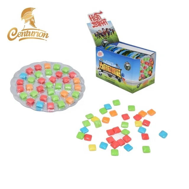 wordcup mini xylitol fruit flavored chewing bubble gum with blister pack