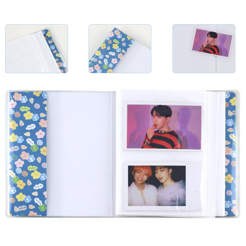 Wholesale PVC waterproof cartoon kpop photo clip album for 2x3/3x5 Inch,instax mini film