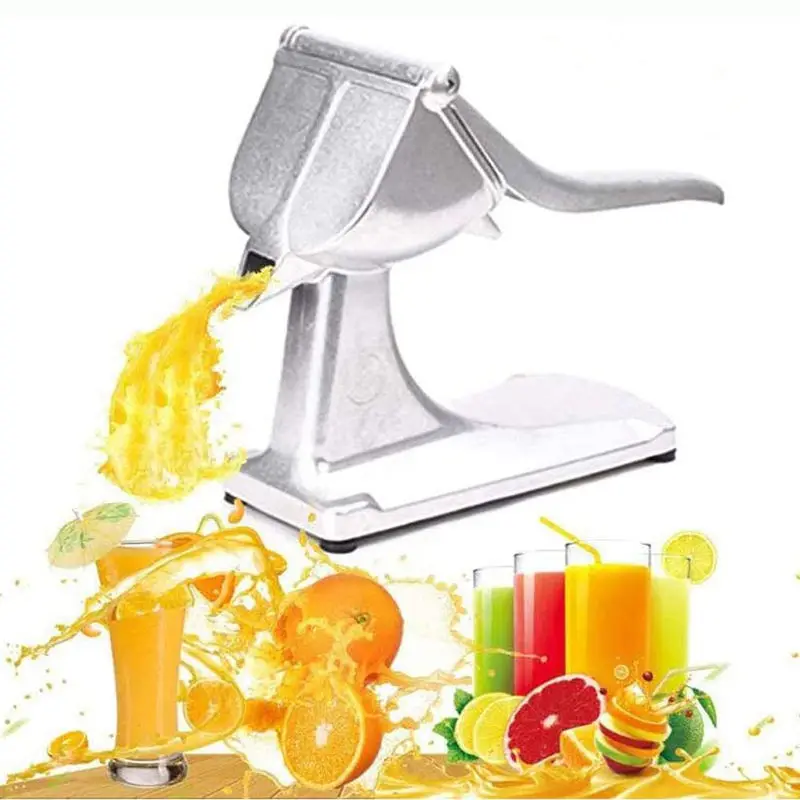 Aluminum Manual Hand Juicer, Fruit Squeezer Heavy Duty Orange Lemon Pomegranate Juice Extractor Lemon Juicer