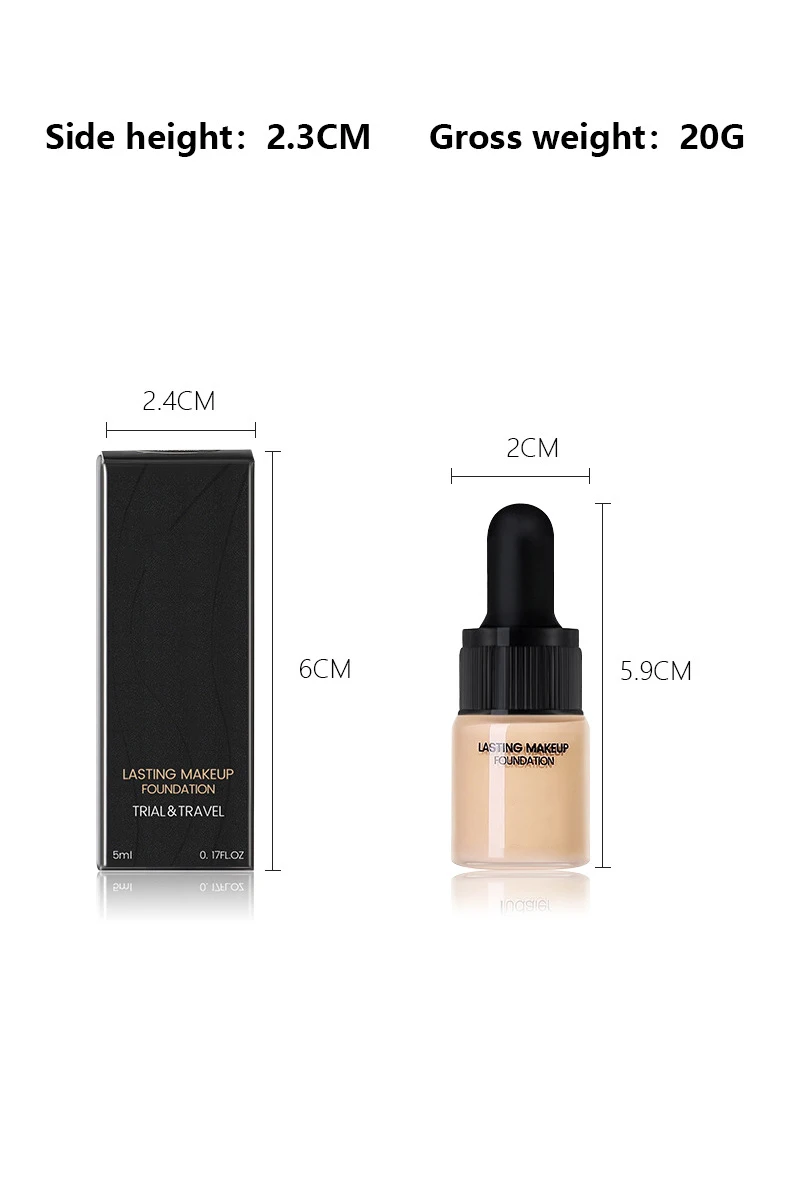 40 Colors 5 ML Custom Logo Waterproof OEM Face Makeup Liquid Concealer Repairing Moisturizing Beauty  BB Cream For Adult