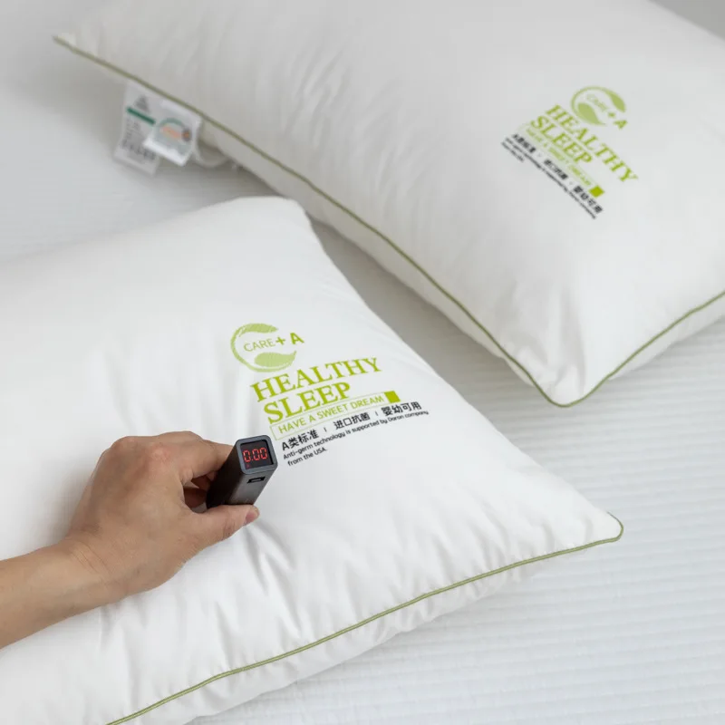 2023 super comfortable anti dust mite white color pillow with good quality on sale