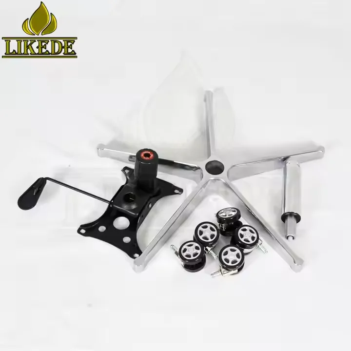 5-Star Swivel Chair Parts Aluminum Alloy Office Chair Legs Outdoor Living Room Workshop Furniture Spare Parts All Sales