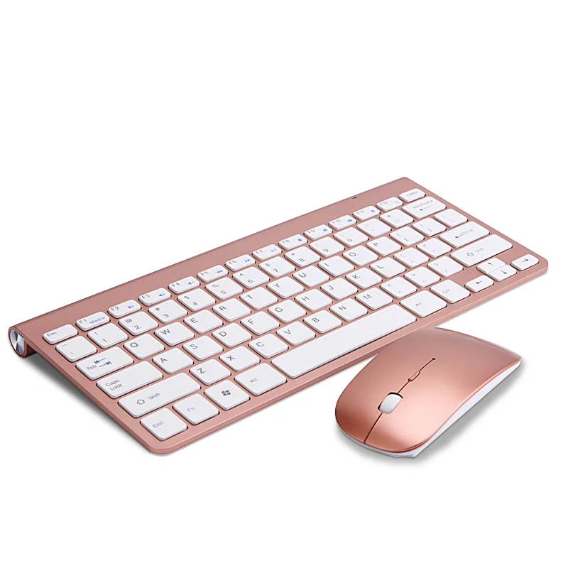 Compact Ergonomic 2.4G USB Wireless Mini Keyboard And Mouse Combos Set