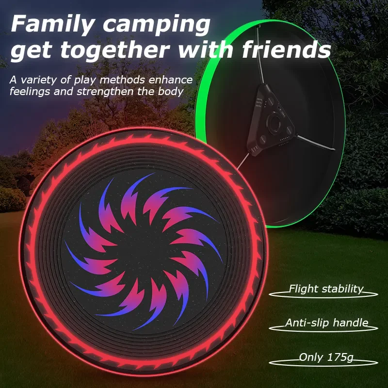 OEM LED Flying Disc Smart LED Frisbeed Outdoor Sport Flying Disc Game Glowing Flying Disc Toy