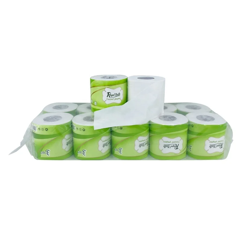 Wood Pulp Toilet Paper China Wholesale Cheap Water Absorbent Hotel Bathroom Toilet Tissue Roll