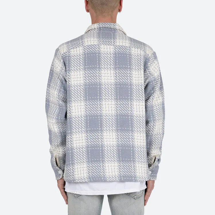 China wholesale custom classic button up heavy plaid flannel shirt