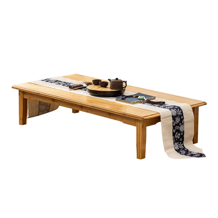 
Best selling square bamboo low coffee table tatami tea desk center table Japanese style 