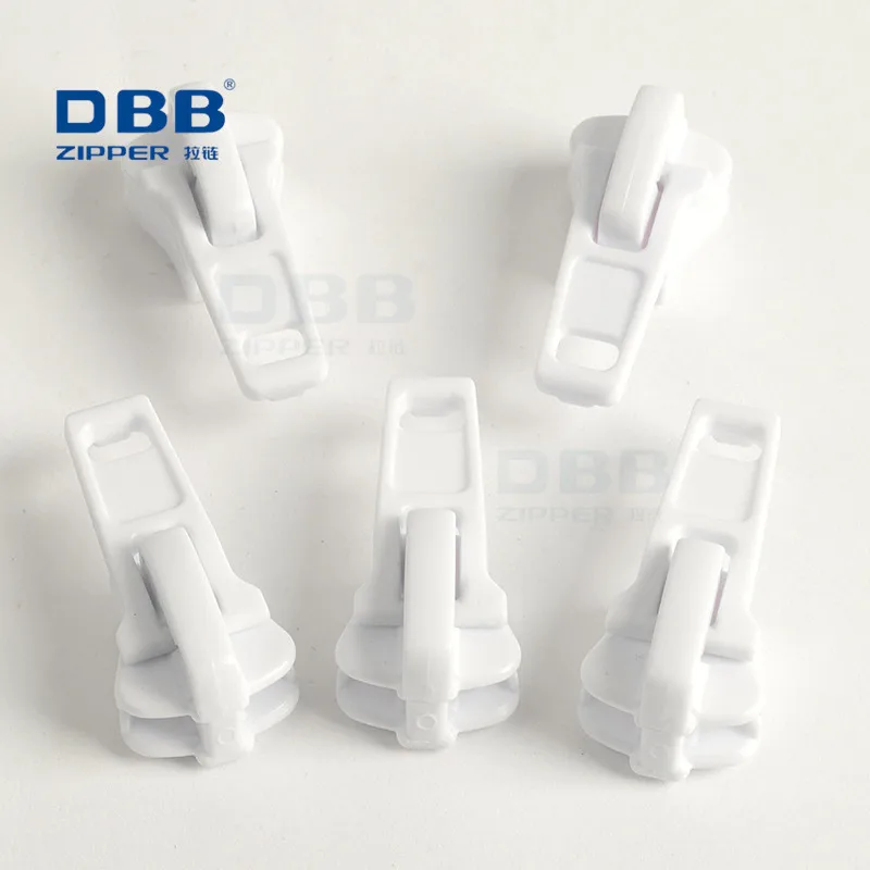 plastic zipper slider zipper puller  resin zipper puller