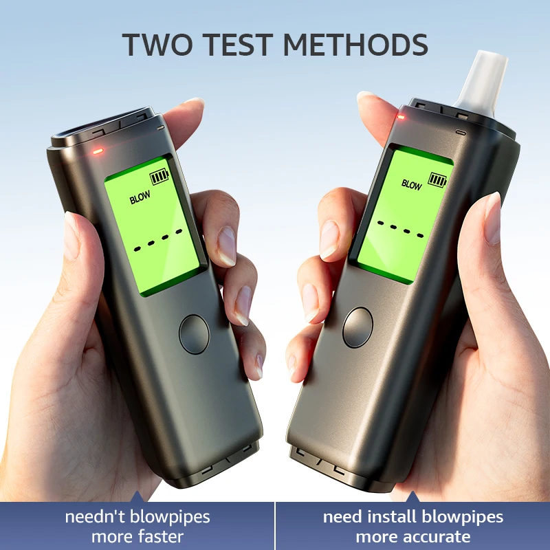 alcotester breath alcohol tester breathalyzer keychain alcoholimetro digital for home/personal use/gift Mr black 05