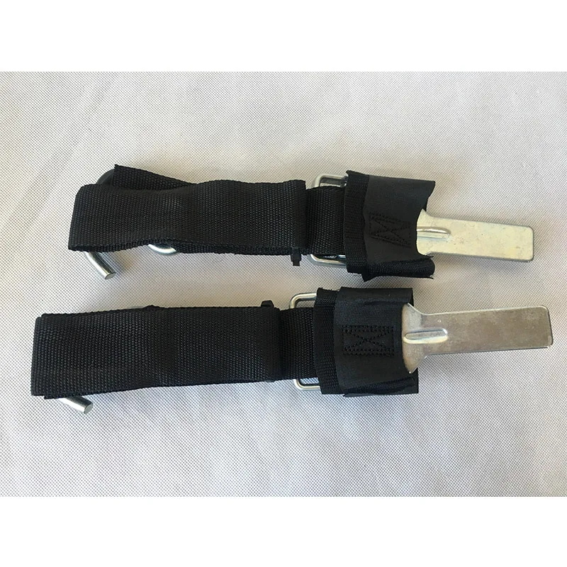 boat Transom Strap 2 x24 inch  T Handle Latch strap with S hooks2x 48 inch