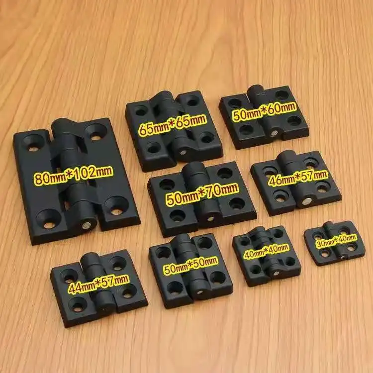
Anti-Corrosion Polypropylene Plastic Industrial ABS Nylon Hinges With Holes For Electrical Cabinet 