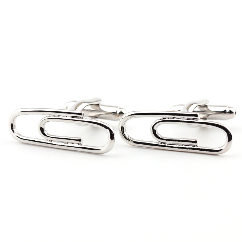 Custom Mens Cufflinks Silver Cufflinks Metal Stainless Steel Jewelry Making Luxury Cufflinks for Men