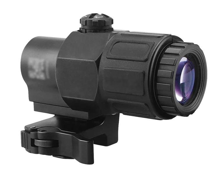 Tactical Hunting Quick Detachable Mount G33  3x Magnifier Scope Sight Red Dot Magnifier 3x