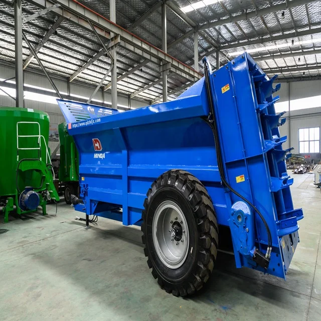 Hot sale tractor trailed fertilizer spreader  Farmyard manure lime spreader