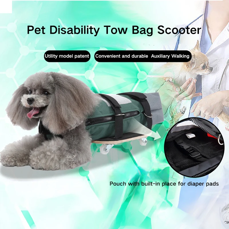 Disabled Dog Pet Scooter Cart Other Pet Products For Disabled Dogs Disabled Dog Walking Assistance Vehicle Pet Wheelchair