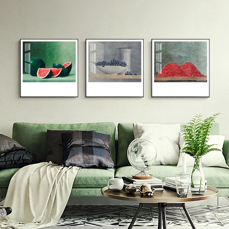 Customized Crystal porcelain Painting Art Print on Canvas Still Life for Wall Decoration