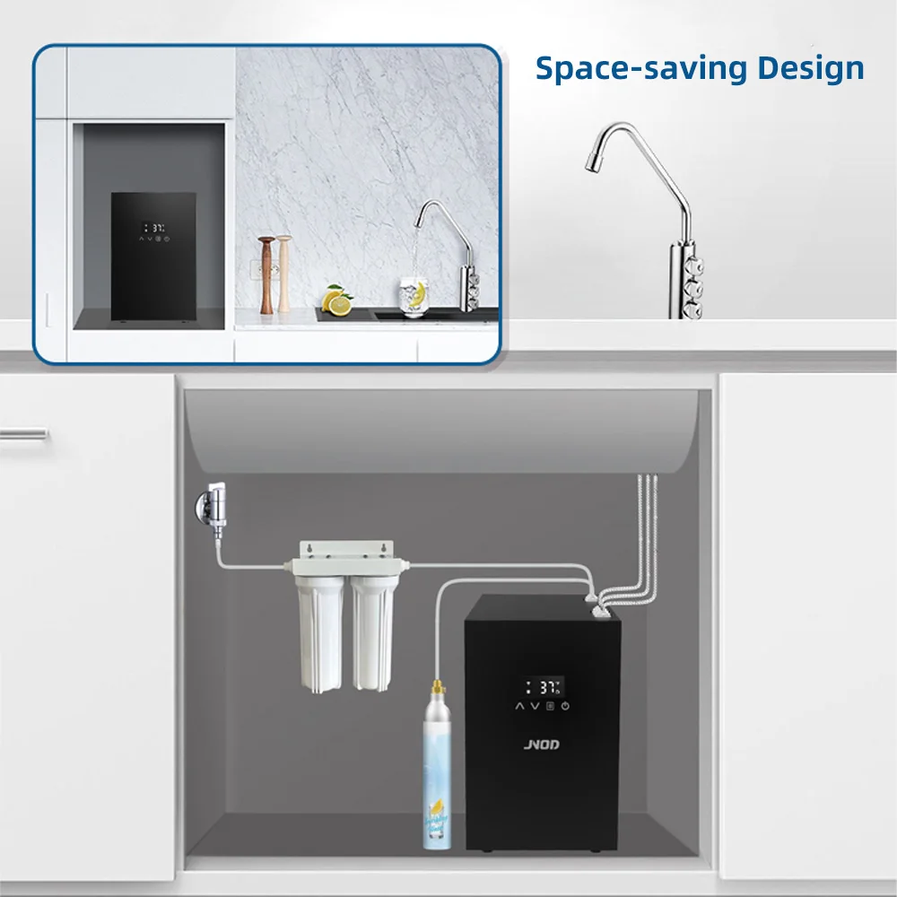 Jnod Hydro Tap Instant Filtered Chilled and Sparkling Water Tap Commercial Use Under Sink Water Cooler Chiller and Soda