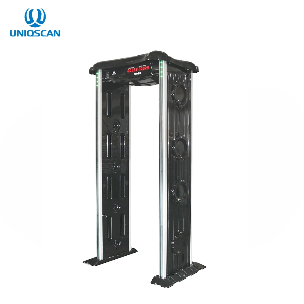 Заводская цена, проходной металлоискатель с датчиком температуры для отелей 6 18 зон