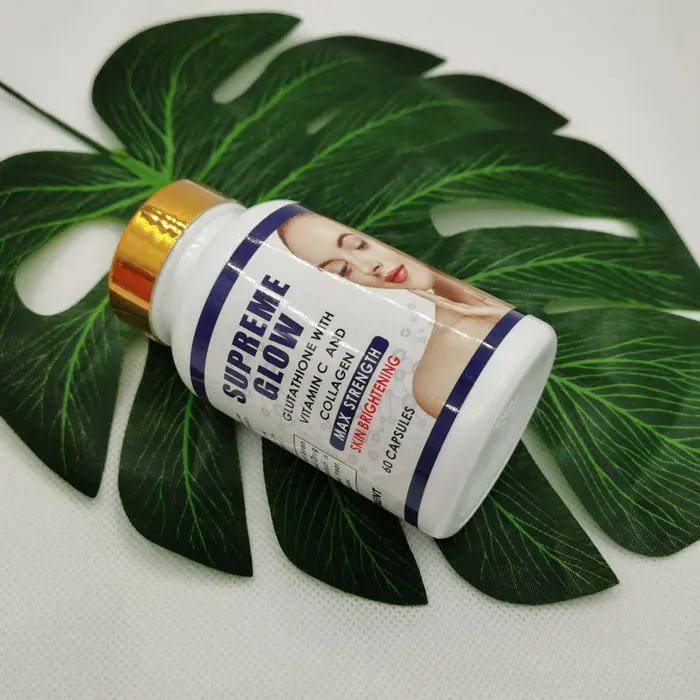private label available collagen gluta plus vitamin C Glutathione Skin Whitening Pills capsule