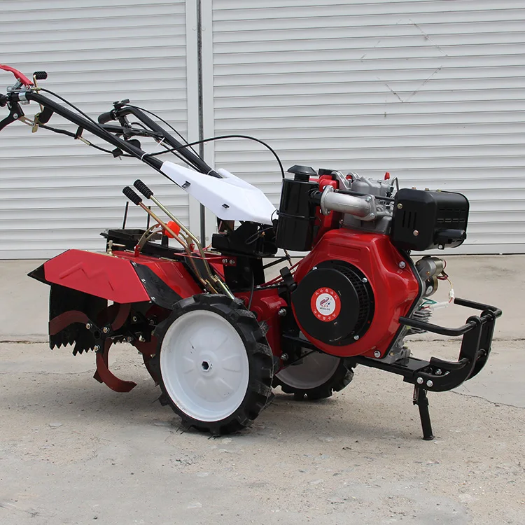 hand held rotary tractor rototill used cultivators bed maker for power tiller