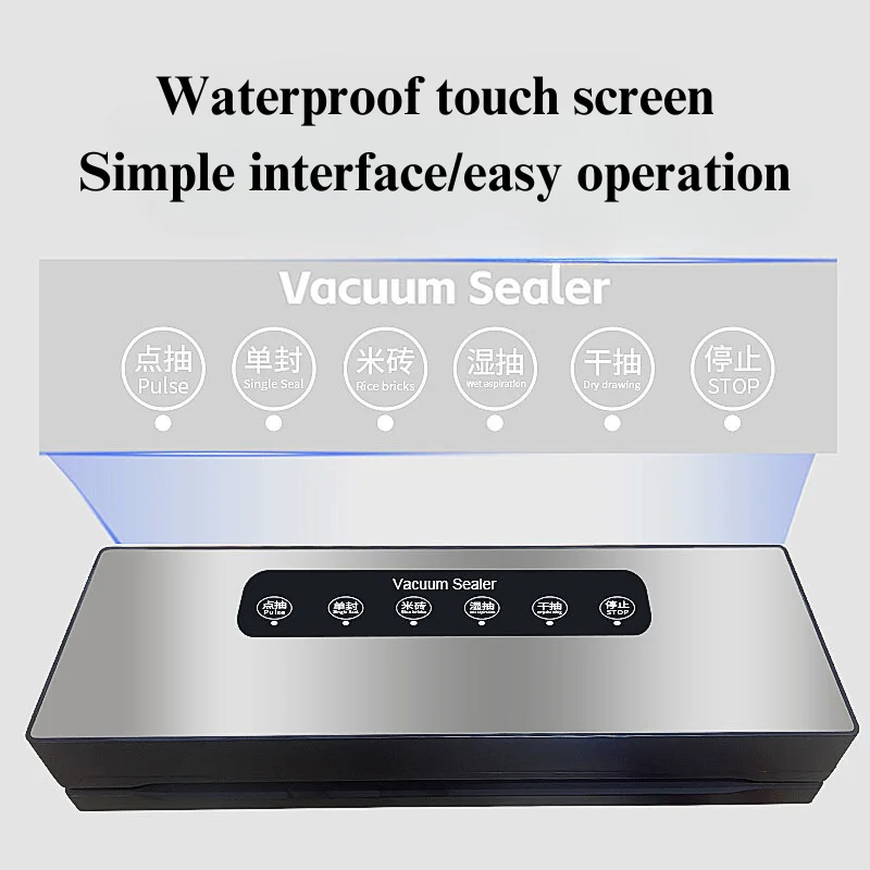 Wholesale Household Vacuum Sealer Machine with Roll Holder Built-in Cutter Pulse Function Dry Moist