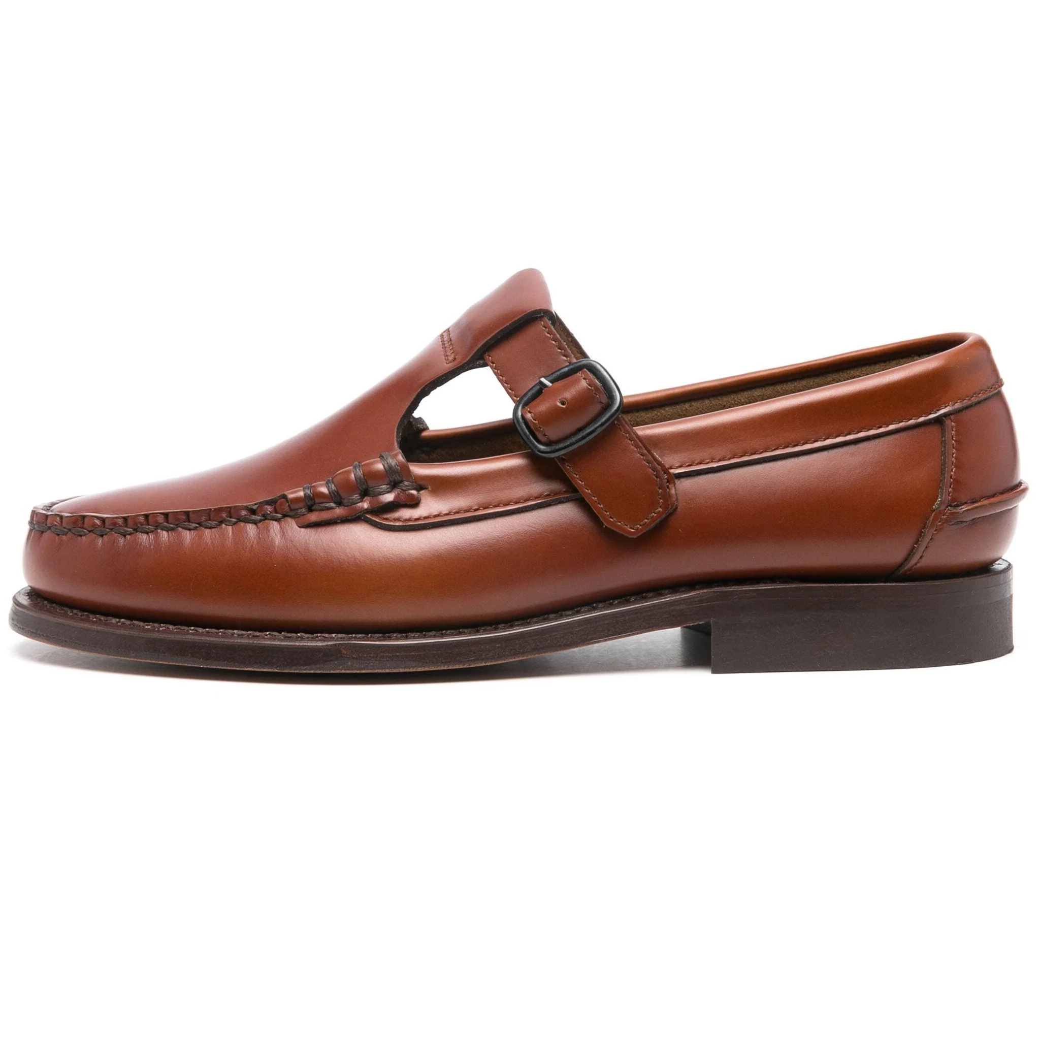 Customized Design Classical Style Alber T-Bar Loafers Women Calf Leather Upper  Many Jane Loafer