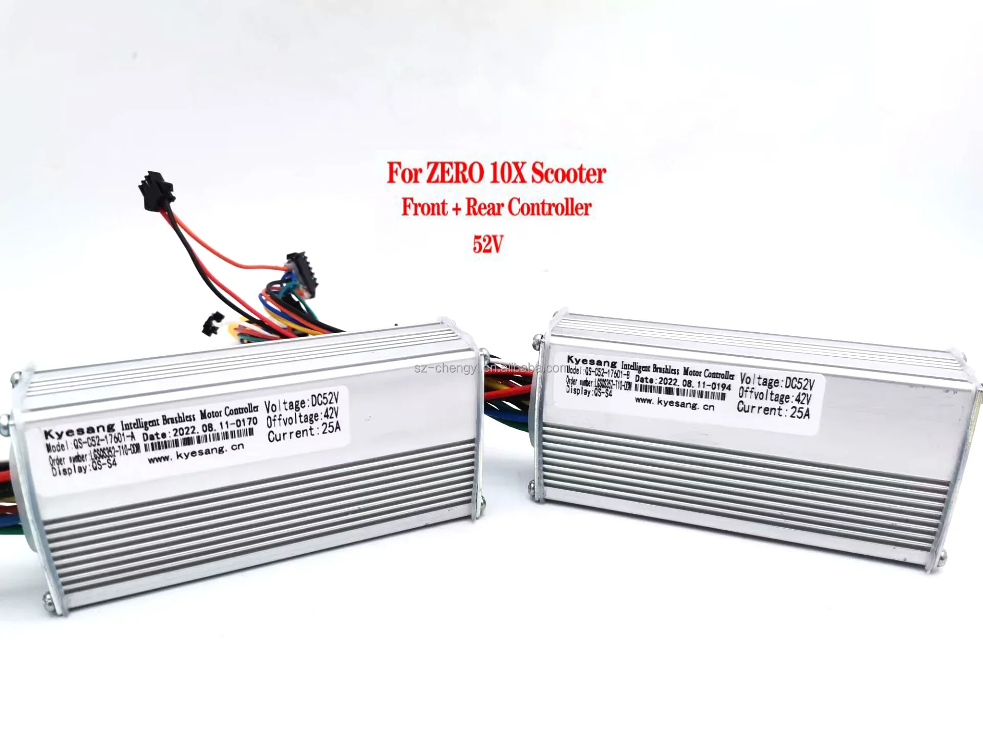 Передние и задние контроллеры для Zero 10x Speedual 52v 25a электрический скутер Интеллектуальный бесщеточный контроллер двигателя A/B запасные части