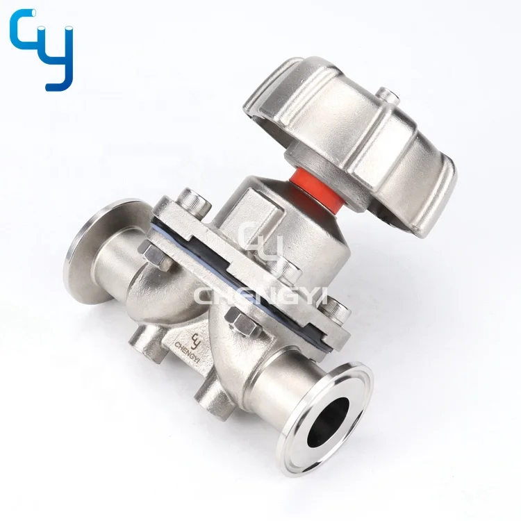 Stainless steel sanitary diaphragm valve DN6-DN125