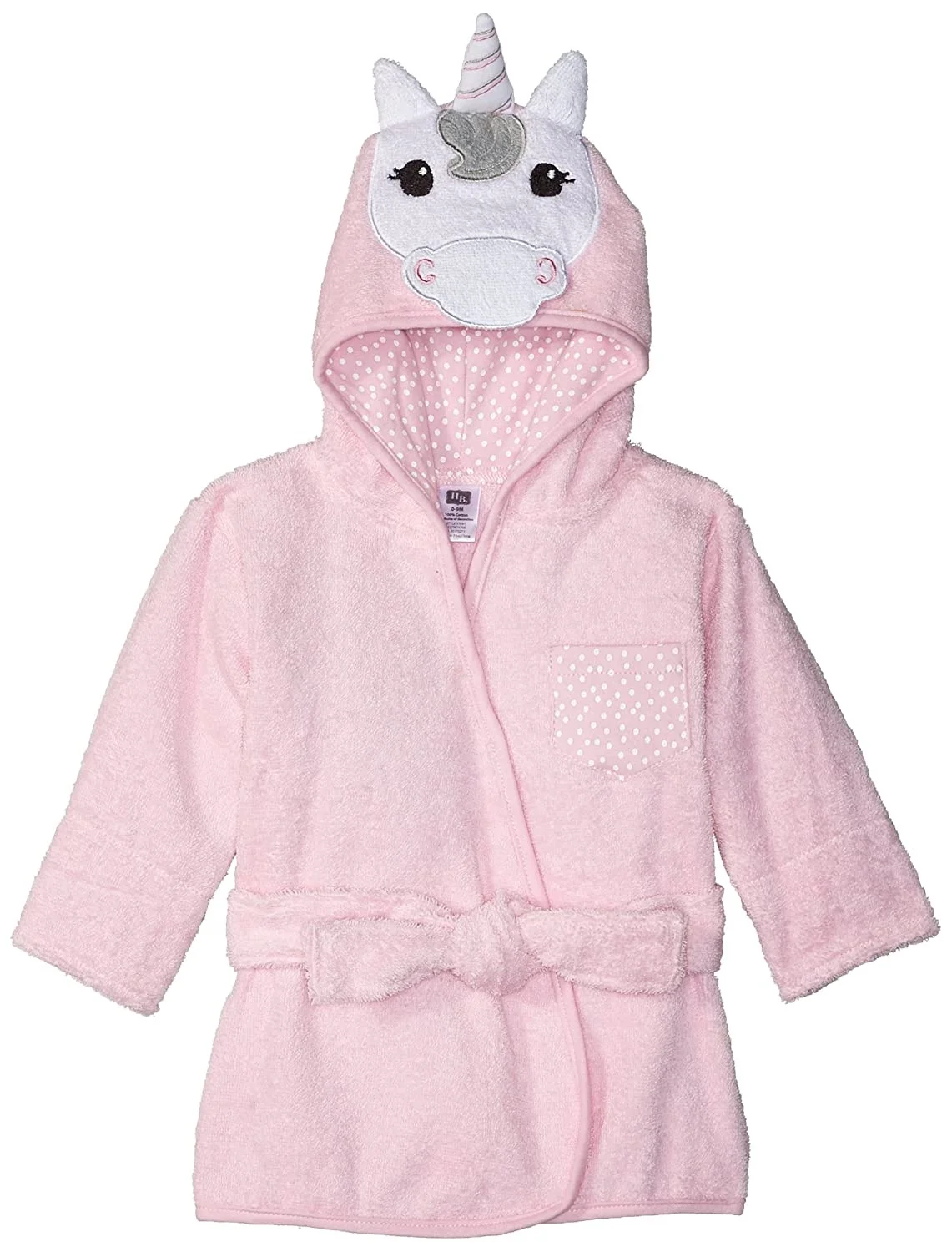 Best Selling Animal Face OEM design 100% Cotton Hooded Baby Bath Robes
