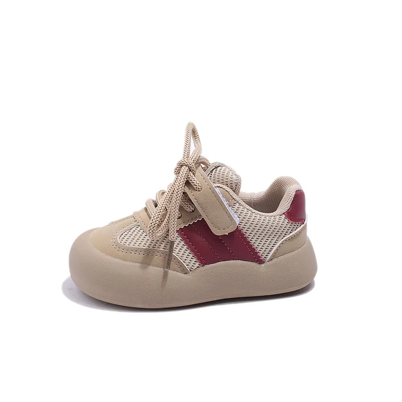 Unisex Mesh Summer Kids Sneakers Toddler Sports Shoes High Top Basketball Shoe Breathable Soft Flat Shoes for Boys and Girls