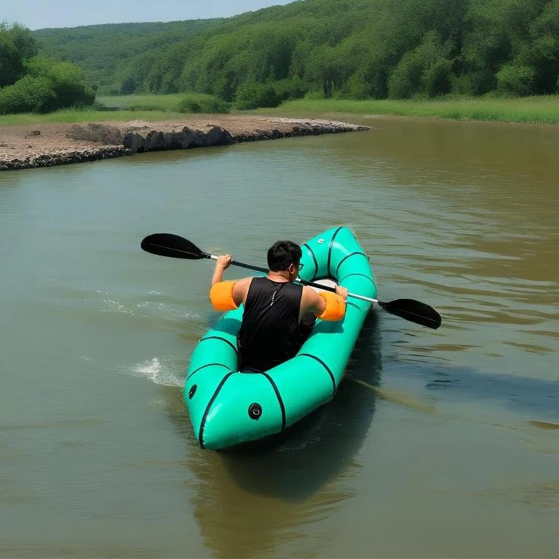 The best-selling high quality Outdoor Portable Cheap Single Canoe Pvc Inflatable Boats Inflatable Kayak