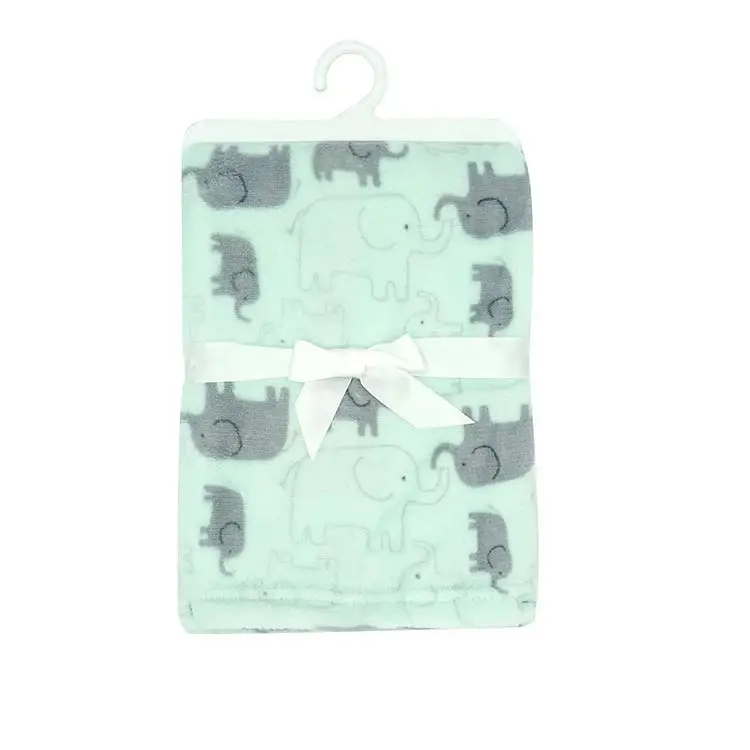 OEM Lightweight Soft Cozy Warm Fuzzy Microfiber Printed Flannel Blanket for Kid Baby Children or Pet