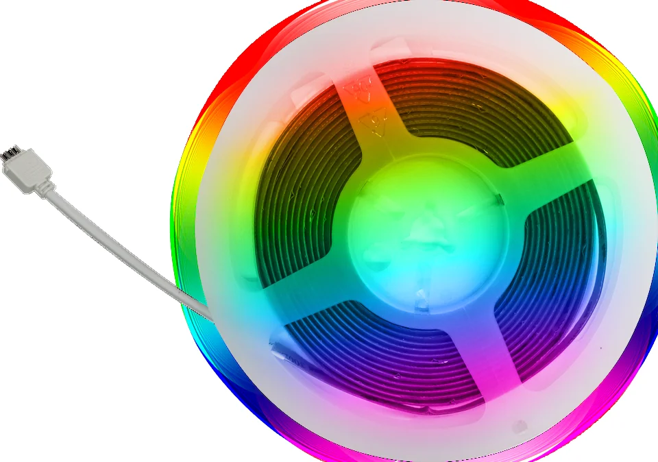 Banqcn 630 led RGBIC Addressable cob led strip Digital led Strip Light Soft Magic No Light Point BLE APP Control