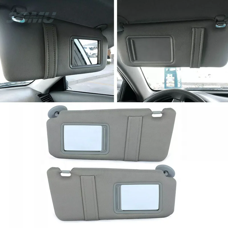 Car Windshield Sunshade Sun Visor For TOYOTA 2007-2011 Camry Left Driver Side with Sunroof Beige