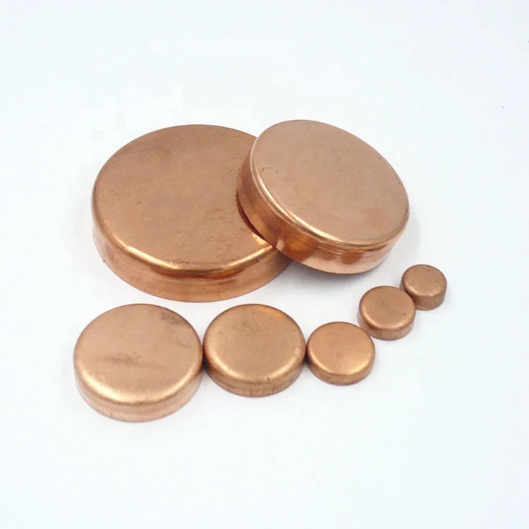 Stable quality Plumbing Solder Copper Pipe End cover with Sweat Socket for hvac fittings