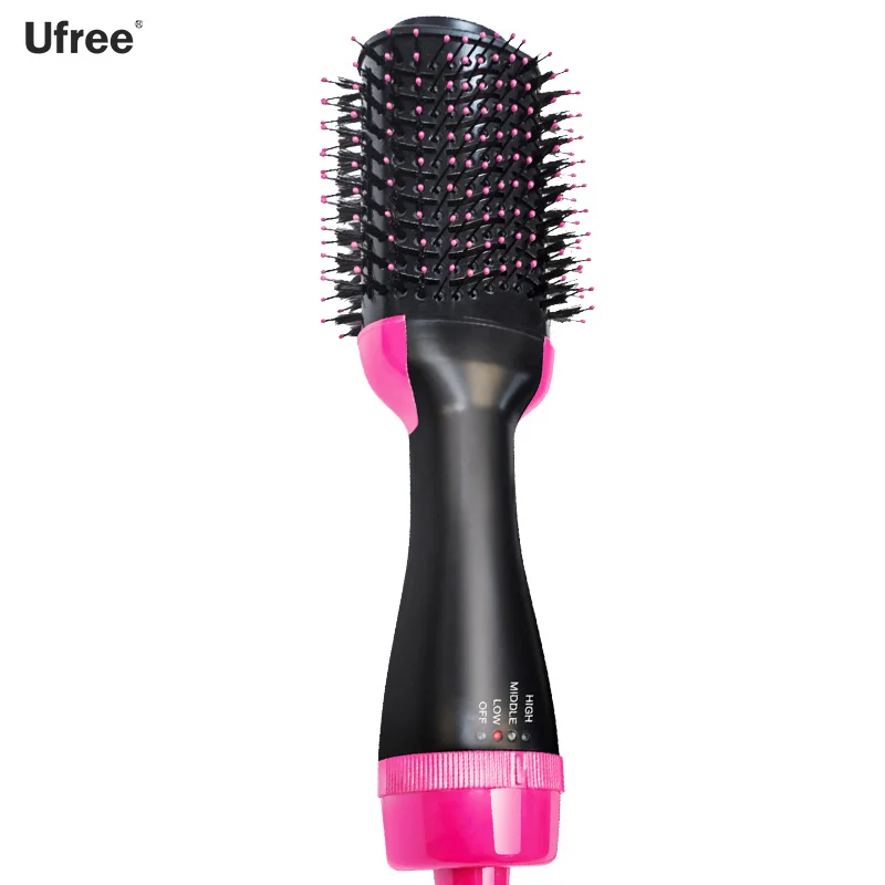 Professional Hot Air Comb  Ionic Hair Dryers Brush Hair Straightener  Hair Styling Tools  Hot Air  Brush