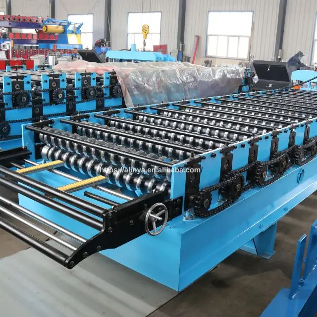 Гофрированный Листовой пресс металлический кровельный рулонный формовочный станок