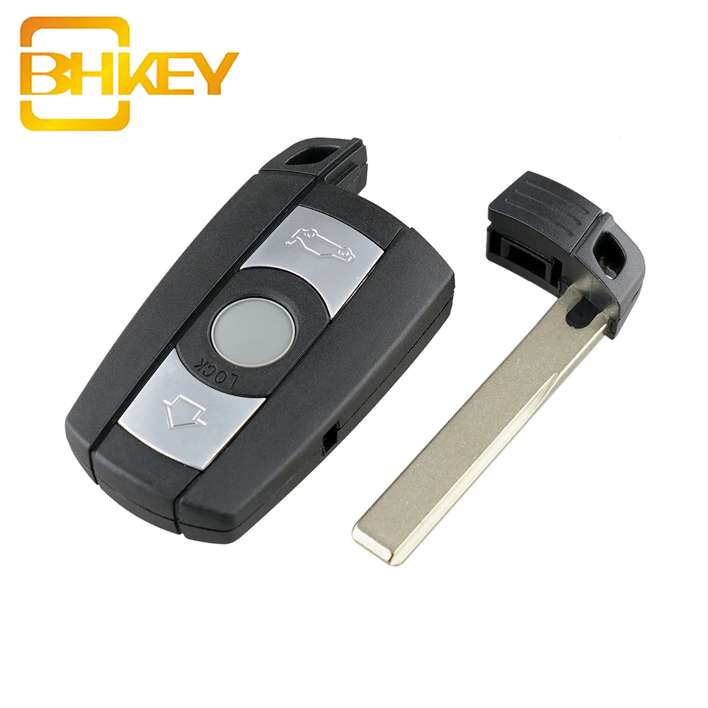 3 Buttons Blank Auto Remote Car Key Case For BMW 1/3/5/6/7 E90 E91 E93 Key Shell Cover